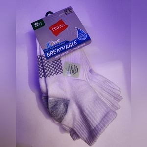 Hanes Breathable Ankle Socks